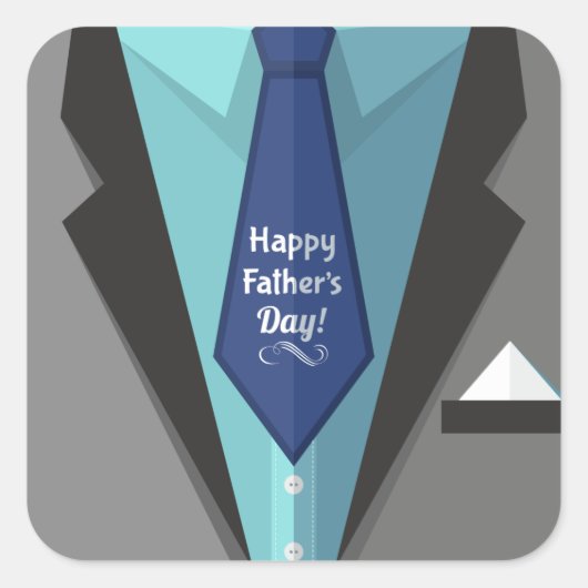 父の日 スクエアシール (正面)