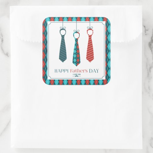 父の日 スクエアシール (バッグ)
