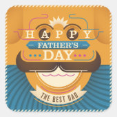 父の日 スクエアシール (正面)