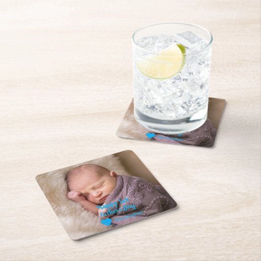 父の日 スクエアペーパーコースター (インサイチュ)