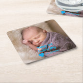 父の日 スクエアペーパーコースター (アングル)