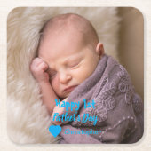 父の日 スクエアペーパーコースター (正面)