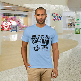 父の日「ステップパパ」 Tシャツ