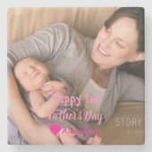 父の日 ストーンコースター (正面)