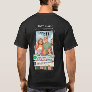 父の日 スマートフォン オリジナルTシャツ Tシャツ