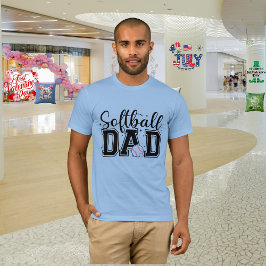 父の日「ソフトボールパパ」 Tシャツ