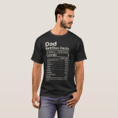 父の日 ダッドの栄養成分 Tシャツ (正面フル)