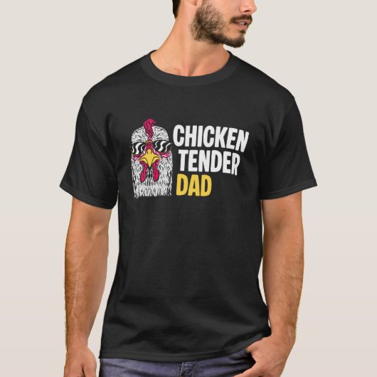 父の日 チキンテンダーお父さん Tシャツ (正面)