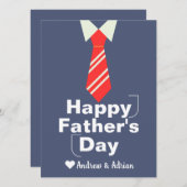 父の日, ネクタイ シャツ 仕事, シンプル モダン シーズンカード (正面/裏面)