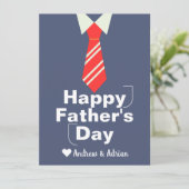 父の日, ネクタイ シャツ 仕事, シンプル モダン シーズンカード (スタンド正面)