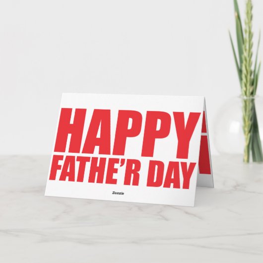 父の日 ノートカード (裏面)