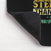 父の日 |ハッピー・ファーザーの日からステップパパ マウスパッド (コーナー)