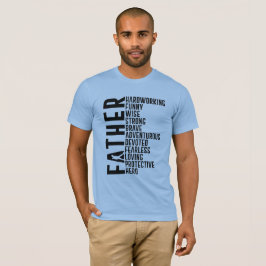 父の日"ハードワーク" Tシャツ