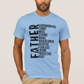父の日"ハードワーク" Tシャツ (正面)