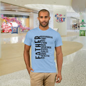 父の日"ハードワーク" Tシャツ