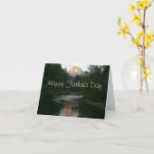 父の日 ハーフドーム・サンセットカード カード (黄色い花)