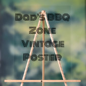 父の日、バーベキュー愛好家、グリル愛好家 アクリルサイン (ニュートラル)