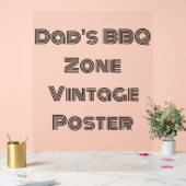 父の日、バーベキュー愛好家、グリル愛好家 アクリルサイン (ウェディング)