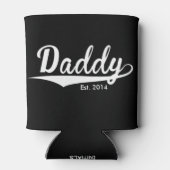 父の日 – "パパの日。年の追加» 缶クーラー (裏面)