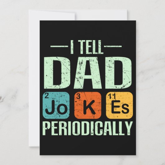 父の日 – パパジョーク 招待状 (正面)