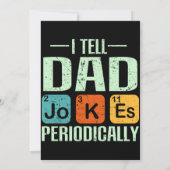 父の日 – パパジョーク 招待状 (裏面)