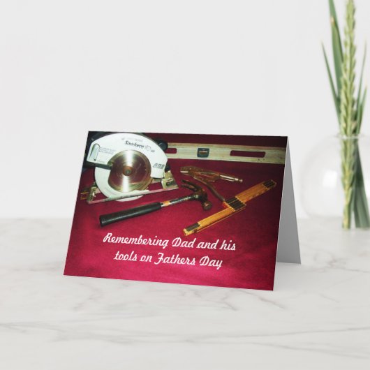 父の日，パパツールカード カード (正面)