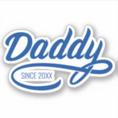 父の日 – パパ以来… シール (正面)