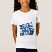 父の日 パパ大好き Tシャツ (正面)