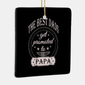 父の日 |パパ最高の セラミックオーナメント (右)