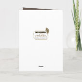 父の日,パパ長,インディアンヘアドレ,ブラック カード (裏面)