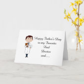 *父の日*パパ、ドクター・フレンド*from *DAUGHTER* カード (黄色い花)