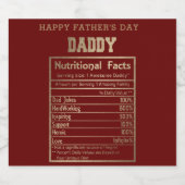 父の日 ビールラベル (シングルラベル)