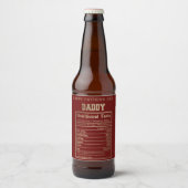 父の日 ビールラベル (正面)