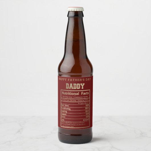 父の日 ビールラベル (正面)