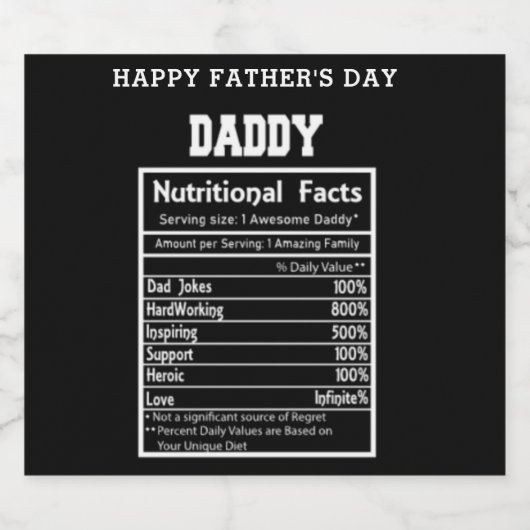 父の日 ビールラベル (シングルラベル)