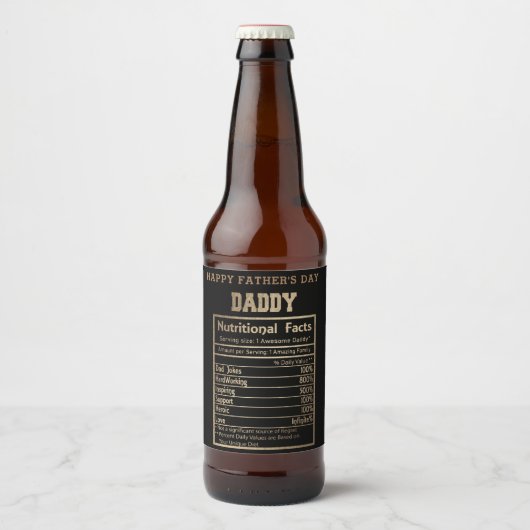 父の日 ビールラベル (正面)
