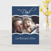 父の日-フォトカード カード (黄色い花)