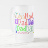 父の日 フロストグラスビールジョッキ (正面左)