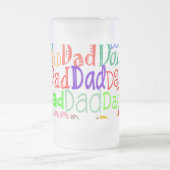 父の日 フロストグラスビールジョッキ (中央)