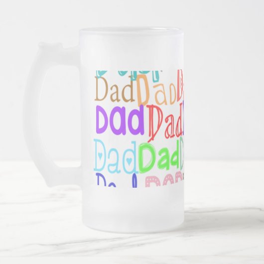 父の日 フロストグラスビールジョッキ (左)