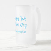 父の日 フロストグラスビールジョッキ (正面右)