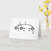 父の日(フローグラフ) カード (黄色い花)