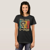 父の日 プレゼント おもしろい 釣り リール クール G-Pop Tシャツ (正面フル)