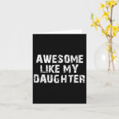 父の日 プレゼント 息子から かっこいい みたいな カード (黄色い花)