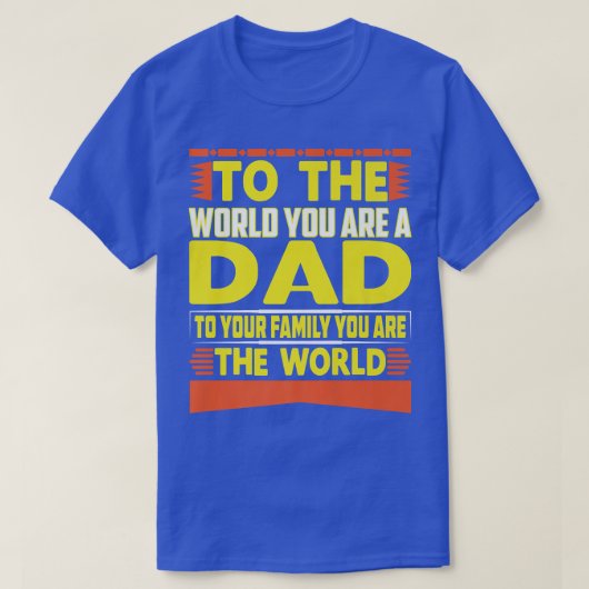 父の日、ベスター・パパ・ダー・ウェルト  Tシャツ (デザイン正面)
