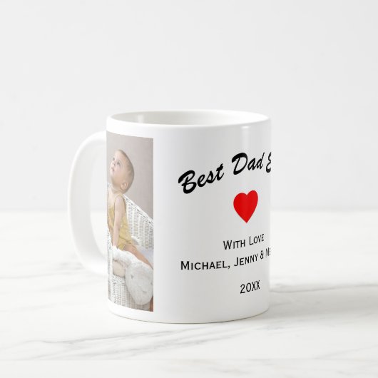 父の日 ベスト・ダッド・エバー コーヒーマグ コーヒーマグカップ (正面左)