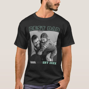 父の日 ベスト Dad ヴィンテージ 写真 カスタム Tシャツ