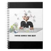 父の日，ボス,ボス感謝の日， ノートブック (正面)