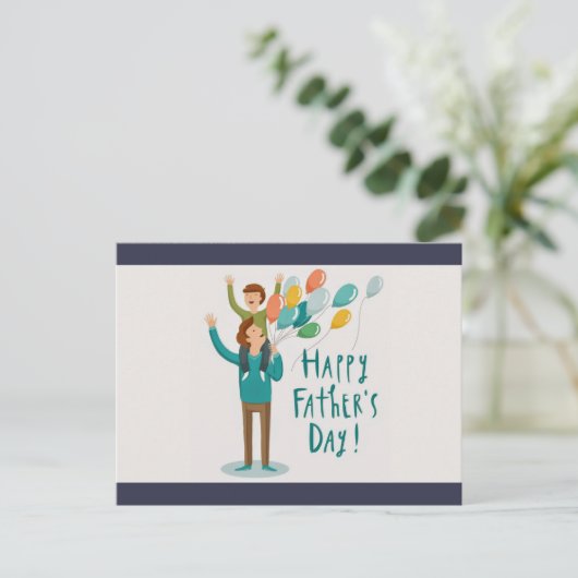 父の日 ポストカード (スタンド正面)