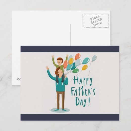 父の日 ポストカード (正面/裏面)